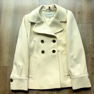 Banana Republic Winter White Peacoat